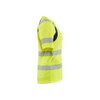 BLAKLADER 3503 High Vis T-Shirt Hi-Vis Yellow / Black (Women) in Interlock – side view; Features Functional knitted; Moisture wicking; UV protected; Wide reflectors