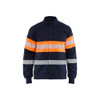 BLAKLADER 3462 Multinorm Shirt Navy blue / Orange in Cotton – product display image