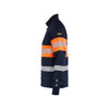 BLAKLADER 3462 Multinorm Shirt Navy blue / Orange in Cotton – alternate side view
