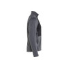 BLAKLADER 3548 Sweater Black Melange (Men) in Polyester Fleece – alternate side view; Features Soft, brushed inner; Reflective details