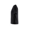 BLAKLADER 3625 T-Shirt Black (Men) in Cotton Single Jersey 150 gsm – alternate side view; Features 100% cotton