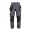 BLAKLADER 7132 Craftsman Trouser Mid Grey (Women) in 2-Way Stretch PolyCotton with Holster Pockets and Kneepad Pockets – product display image; Holster Pockets true