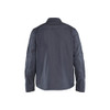 BLAKLADER 4411 Shirt Mid Grey (Men) in Cotton – front view; Features 2-way stretch; Pre-bent sleeves; Scratch-free, Stretch true