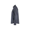 BLAKLADER 4411 Shirt Mid Grey (Men) in Cotton – alternate side view; Features 2-way stretch; Pre-bent sleeves; Scratch-free, Stretch true