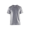 BLAKLADER 3625 T-Shirt Grey Melange in Cotton Viscose Single Jersey 150 gsm – product display image