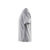 BLAKLADER 3625 T-Shirt Grey Melange (Men) in Cotton Viscose Single Jersey 150 gsm – alternate side view
