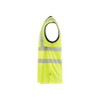 BLAKLADER 3575 High Vis Accessory Hi-Vis Yellow / Navy Blue – alternate side view; UV-Protective Moisture-Wicking Polyester Birdseye Knit, Features Functional knitted; Moisture wicking; Loose fit; UV protected, Gender Men