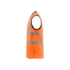 BLAKLADER 3575 High Vis Accessory Orange / Navy blue – alternate side view; UV-Protective Moisture-Wicking Polyester Birdseye Knit, Application Hi-Vis, Features Functional knitted; Moisture wicking; Loose fit; UV protected, Gender Men