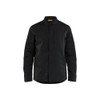 BLAKLADER 4411 Shirt Black (Men) in Cotton – product display image; Features 2-way stretch; Pre-bent sleeves; Scratch-free, Stretch true