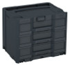 Buy Online a T-Loc Sortainer from TANOS T-Loc Sortainer SYS-Sort3 for Cabinet Making with Anthracite for the Cabinet Making and Cabinet Making Industry and Carpenters in Australia and New Zealand
