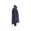 BLAKLADER 4417 Jacket Navy Blue in Inherent Flame-Resistant Ripstop – side view; Features Inherent flame resistant; Arc rating APC 2; Robust hidden one-way plastic zip; Adjustable cuffs
