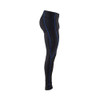 BLAKLADER 1840 Trouser Black / Cornflower Blue in Moisture-Wicking Polyester Rib Knit – side view; Holster Pockets false