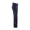 BLAKLADER 1417 Regular Fit Trouser Navy Blue (Men) in Inherent Flame-Resistant Ripstop with Kneepad Pockets – side view; Holster Pockets false, Kneepad Pockets true, Features Inherent flame resistant; Antistatic quality; Water repellent; PFAS free