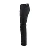 BLAKLADER 1556 Craftsman Trouser Black (Men) in Lightweight Cotton Canvas 270 gsm with Kneepad Pockets – alternate side view; Holster Pockets false, Kneepad Pockets true