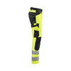 BLAKLADER 1703 High Vis Trouser Hi-Vis Yellow / Black in Cotton with Kneepad Pockets – side view; Holster Pockets false, Kneepad Pockets true