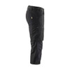 BLAKLADER 1429 Pirate Trousers Black in Lightweight PolyCotton Plain Weave – side view; Holster Pockets false, Stretch true