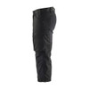 BLAKLADER 1429 Pirate Trousers Black in Lightweight PolyCotton Plain Weave – alternate side view; Holster Pockets false, Stretch true