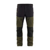 BLAKLADER 1456 High Vis Trouser Forest Night / Black (Men) in Lightweight PolyCotton Plain Weave with Kneepad Pockets – product display image; Application Service, Holster Pockets false, Kneepad Pockets true