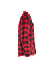 Travel light in the BLAKLADER Jacket 4704 in Red/Black, offering Pile Lined, and built from Cotton for dependable outdoor gear.