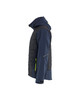 Brave the backcountry cold in the BLAKLADER Jacket model 4743 in Navy Blue/Yellow, with Hybrid, and insulated by Softshell for ultimate protection.