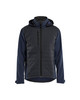 Engineered by BLAKLADER, the Jacket model 4743 in Navy Blue/Black features Hybrid, provides Waterproof, and uses Softshell to keep you moving outside.