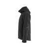 BLAKLADER 4743 Jacket Black / Black (Men) in Waterproof 4-Way Stretch Softshell – alternate side view; Features 3-layer softshell; Breathable; Detachable hood; Half lined, Stretch true