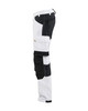 The BLAKLADER Painters Pants model 1771 in White combines Kneepad Pockets with robust 2-Way Stretch materials so you can move freely.