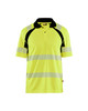 BLAKLADER Polo Shirt | 3595 High Vis Yellow / Black Polo Shirt with Reflective Tape, UV Protection in Polyester