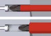 slimBits allow access to low-lying screws thanks to inserted insulation