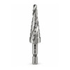 BOHRCRAFT 1760 HSS Step Drill 26.75mm – front view; 6-26.75mm, Application Drilling, Cutting Teeth Step Geometry, Range 6-26.75 mm