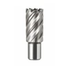 BOHRCRAFT 1950 Annular Cutter 28mm x 30mm 3/4" Weldon Shank – front view; HSS, Application Hole Cutting, Features 30mm Overall Length, Range PROFI PLUS