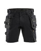 The BLAKLADER Shorts in Black features Holster Pockets and refined performance 2-Way Stretch, giving you confidence in every step.