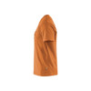 BLAKLADER 3531 T-Shirt Rust (Men) in Cotton Single Jersey 150 gsm – alternate side view; Application Short Sleeve, Holster Pockets false