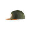 BLAKLADER 9232 Cap Rust / Forest Green in 2-Way Stretch CORDURA Cotton Twill – product display image