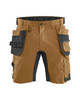 BLAKLADER Shorts | 1752 Nougat Craftsman Shorts with Holster Pockets in 2-Way Stretch BLAKLADER Shorts | 1752 Nougat Craftsman Shorts with Holster Pockets in 2-Way Stretch