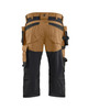 BLAKLADER Pirate Shorts | 1754 Nougat Craftsman Pirate Shorts with Holster Pockets in 2-Way Stretch BLAKLADER Pirate Shorts | 1754 Nougat Craftsman Pirate Shorts with Holster Pockets in 2-Way Stretch