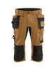 BLAKLADER Pirate Shorts | 1754 Nougat Craftsman Pirate Shorts with Holster Pockets in 2-Way Stretch BLAKLADER Pirate Shorts | 1754 Nougat Craftsman Pirate Shorts with Holster Pockets in 2-Way Stretch