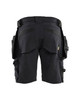 BLAKLADER Shorts | 1702 Black Craftsman Shorts with Holster Pockets in 4-Way Stretch