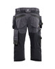 BLAKLADER Shorts | 1754 Mid Grey Pirate Shorts with Kneepad Pockets Holster Pockets in 2-Way Stretch BLAKLADER Shorts | 1754 Mid Grey Pirate Shorts with Kneepad Pockets Holster Pockets in 2-Way Stretch