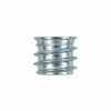 RAMPA SKD30 Threaded Insert 14mm M8 18mm Steel Silver Zinc – side view; Hex 8 mm, 12 bore, Application Wood fastening and furniture assembly, Mounting Type Screw-in