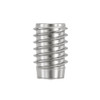 RAMPA SK330 Threaded Insert 14mm M8 15mm Steel Silver Zinc – side view; Hex 8 mm, 12 bore, Application Wood fastening and furniture assembly, Mounting Type Screw-in
