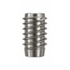 RAMPA SK330 Threaded Insert 14mm M8 18mm Stainless Steel – side view; 1.4571 / 1.4404, Hex 8 mm, 12 bore, Application Wood fastening and furniture assembly