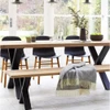 TRADEFORM Table Leg | Industrial Cross Dining Table Metal Table Legs