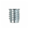 RAMPA SKD330 Threaded Insert 16mm M8 14mm Steel Silver Zinc – side view; Hex 8 mm, 12 bore, Application Wood fastening and furniture assembly, Mounting Type Screw-in