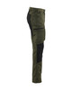 BLAKLADER Trousers | 1459 Service Stretch Forest Green Trousers with Polyester