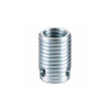 RAMPA TYPE ES Threaded Insert 14mm M10 18mm Steel Silver Zinc – front view; Slotted, Application Metal and plastics fastening, Features hardened, Mounting Type Self-tapping / screw-in
