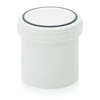 AUER Storage | SCREW-TOP JARS Basic 0.65L with Tamper Evident Ring with White Lid