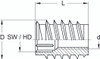 Buy online RAMPA Nut Inserts for Woodworkers, a versatile fastening solutions.