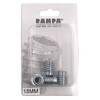 The RAMPA SK330 M6 Timber Nut Inserts in Silver Zinc in a retail pack for nut insert retailers in Australia.