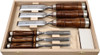 professional chisel set is specially designed for carpenters and joiners, combining premium craftsmanship with a carefully selected range of chisels for fine woodworking and heavy-duty site work